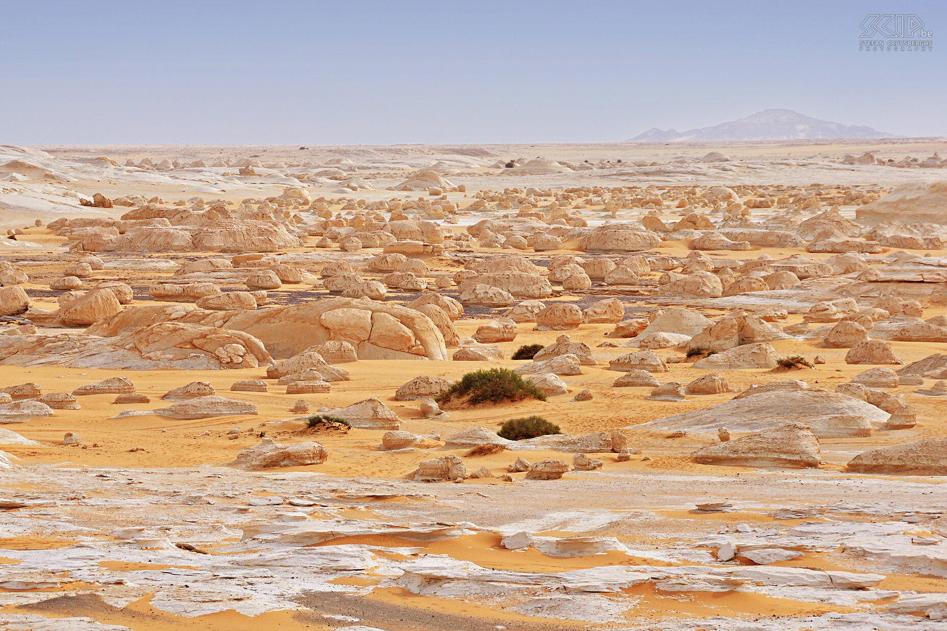 Old White Desert The wonderful Old White Desert with bizarre white chalk formations and inselberg monoliths between the sand dunes. Stefan Cruysberghs